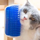 Katten Massage Borstel-Haarverwijdering Borstel-Kam Honden Katten-Kat Speelgoed-Dieren borstel-Zelfborstel Kat-Blauw