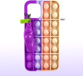 Ultrasativa® Apple iPhone 12/12 Pro Pop It Case - Sojaboon - Purple Dream