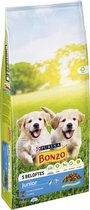 Bol.com Bonzo Droog Junior - Hondenvoer Droogvoer - Kip Groenten & Melk - 15 kg aanbieding
