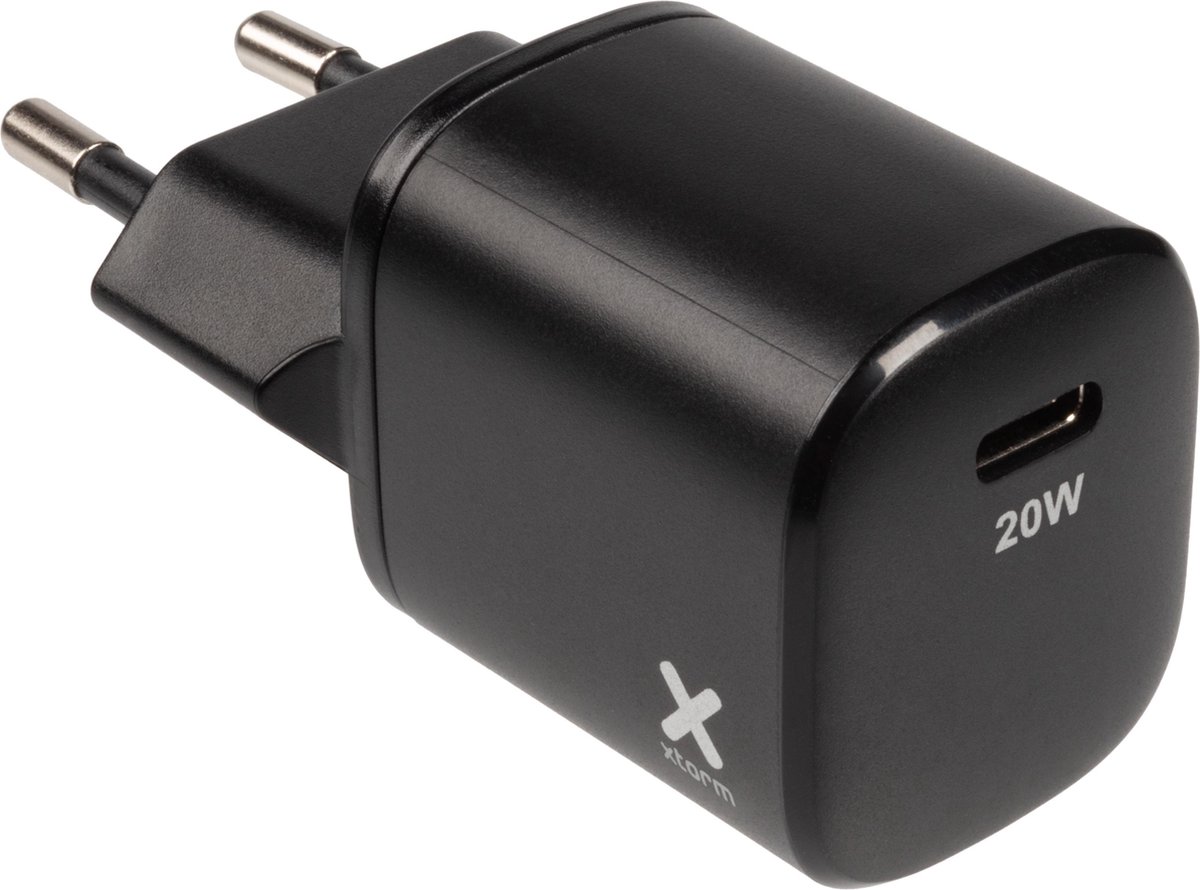 Xtorm 20W USB-C Power Delivery Fast-Charger Oplader - Zonder oplaadkabel -  Zwart | bol.com
