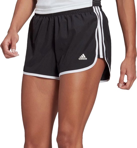 vertegenwoordiger snelweg elke keer adidas Marathon 20 Sportbroek - Maat XS - Vrouwen - zwart - wit | bol.com