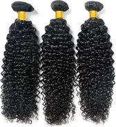 Braziliaanse remy weave - 20 inch -  Afro kinky krullen hair extensions - 1 stuk bundel menselijke haren