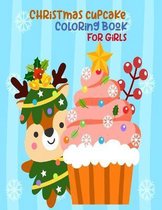 Christmas Cupcake Coloring Book For Girls