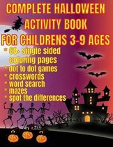 complete halloween activity book for children