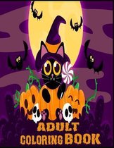 Adult coloring Book: Halloween Coloring Book For Adult Relaxation