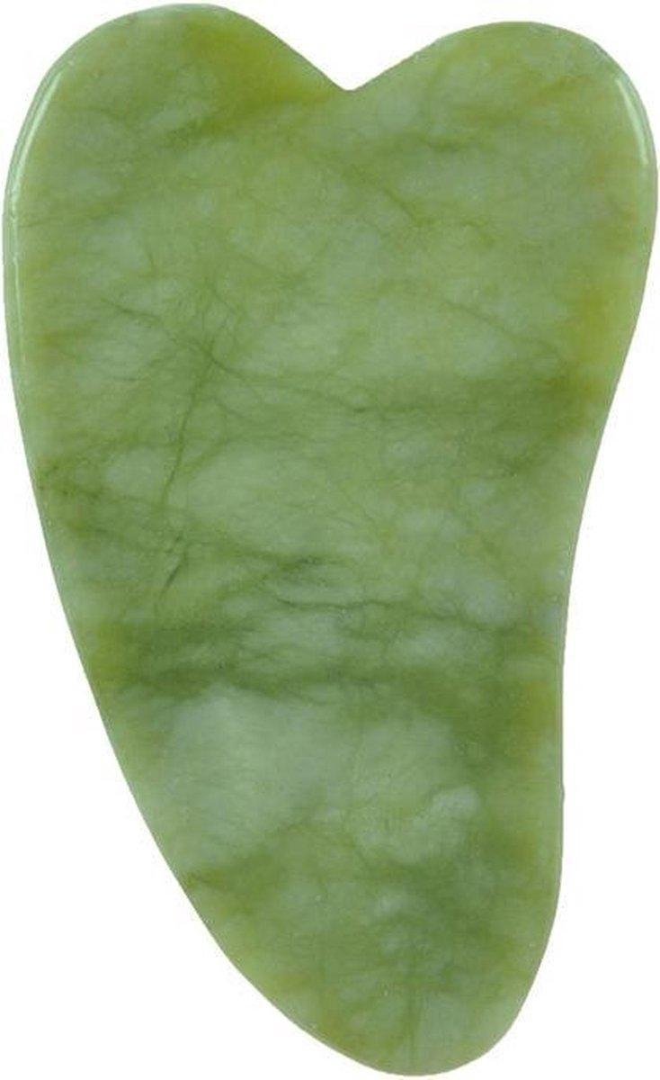 Love Earth Premium Jade GuaSha tool - 100% echte jade op De Prijzenvolger