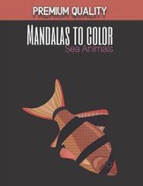 Sea Animals coloring mandalas - Premium Quality