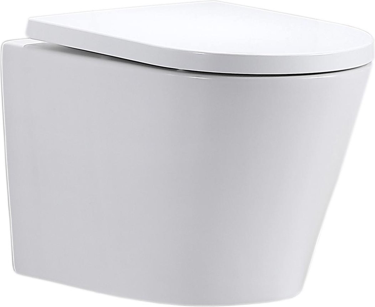 Mawialux hangend rimless toilet - Softclose zitting - Mat wit - Oregon