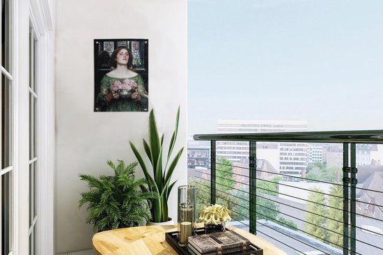 Décoration de Jardin Rassemblez les boutons de rose pendant que vous le pouvez - peinture de John William Waterhouse - 30x40 cm