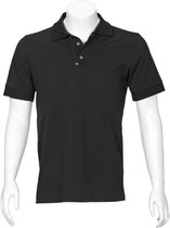 T'RIFFIC SOLID heren Poloshirt korte mouw zwart size 5XL