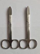 Belux Surgical  set van 2 Nagel schaar RVS 11cm Duits Staal