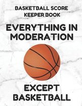 Basketball Score Keeper Book