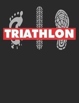 Mein Triathlontagebuch: Trainingstagebuch fur alle Triathleten ♦ Laufen, Schwimmen, Radfahren ♦ Logbuch fur uber 300 Eintrage ♦ grosszugiges A4+ Format ♦ Motiv