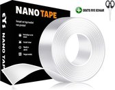Nano Tape - 5 Meter - Inclusief Schaar - Dubbelzijdig Tape Sterk - Herbruikbaar - Magic / Gekko - Griptape