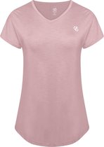 Dare2B - Defy Dames Sportshirt - Powder Pink - Maat 34