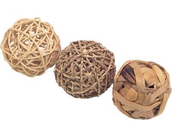 Trio Of Fun Balls - Knaagdierenspeelgoed - M - 8 cm