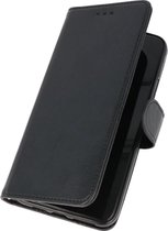 MP Case Zwart ribbel structuur TPU PU leder hoesje voor de Apple iPhone 7 Plus Booktype - Telefoonhoesje - smartphonehoesje - beschermhoes.