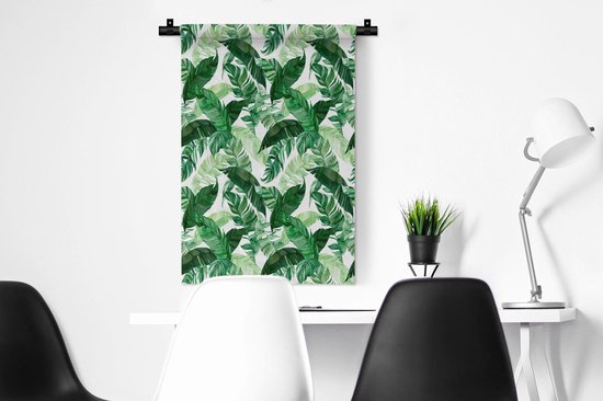 Tapisserie - Tapisserie - Feuilles - Vert - Motif - 60x90 cm - Tapisserie