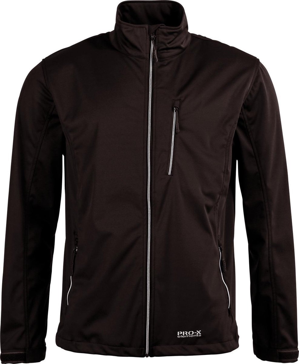 Pro-x Elements Outdoorjas Dario Heren Polyester Zwart