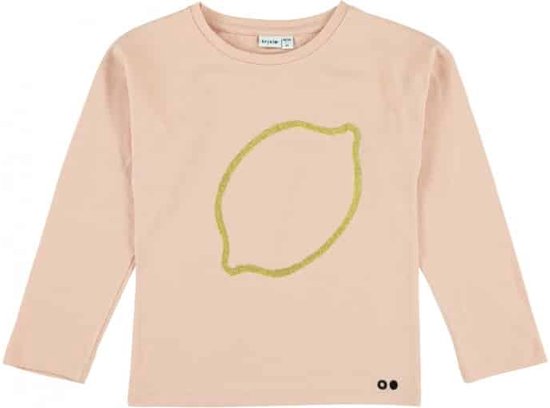 Trixie T-shirt Lemon Squash Lange Mouwen Katoen Roze Maat 128