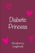 Diabetic Log Book: Log Book for Diabetics Weekly Blood Sugar Diary - 52 weeks - 5 Time Before-After - 111 pages, 6 x9  - Paperback - fuchsia background quote