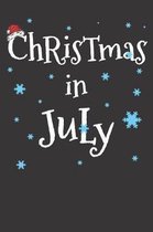 Christmas In July Notebook
