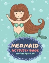 Mermaid Activity Book for Kids Ages 4-8