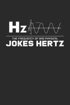 The frequency of bad physical jokes hertz