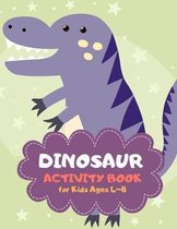 Dinosaur Activity Book for Kids Ages 4-8