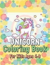 Unicorn Coloring Book for Kids Ages 4-8