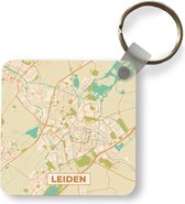 Sleutelhanger - Uitdeelcadeautjes - Kaart - Leiden - Vintage - Plastic