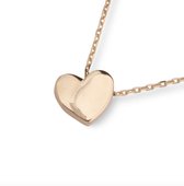 Hemels juwelier- 14k geelgouden ketting met hanger- Dames- Goud- HML531 - Cadeautje- Hartje- Moederdag aanbieding