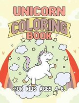 Unicorn Coloring Book for Kids Ages 4-8