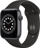 Zwart bandje geschikt voor Apple Watch bandje voor 38/40mm model in maat M-L