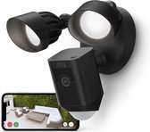 Ring Floodlight Cam Wired Plus - Zwart