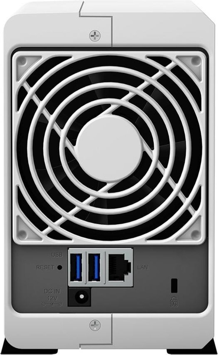 Synology DS220J NAS Barebone - Zonder harde schijf - 2 sleuven