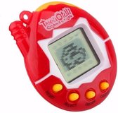 Speelfiguur - Pocket pet - Elektronische Huisdier - Virtueel Huisdier - Roze Blauw - Bekend van Tamagotchi - Rood