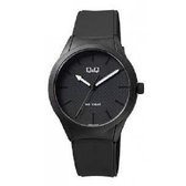 Mooi zwart modern (sport ) horloge van Q&Q model vr28j025y 10 bar waterdicht ideaal voor sporten / zwemmen  lichtgewicht