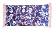 Imbarro Home & Fashion harig kussenhoes creme met roze detailering 30 x 70 cm