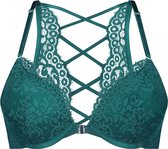 Hunkemöller Dames Lingerie Voorgevormde push up beugel bh Cardi  - Grijs - maat D70