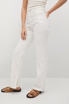 Mango Jeans Straight Fit Jeans Met Split 17062018 01 Dames Maat - W42