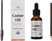 Wimper Serum Kit - Organische Castor Oil (30ml) Gecertificeerd - 100% Puur - Koudgeperste - Hexaan vrij - SHOPFINO - Stimuleert Groei Van Wenkbrauwen - Wimpers - Haar - Lash Growth Serum - Se