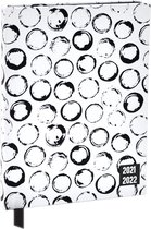 Verhaak Agenda 2021-2022 Flow 16 X 9 Cm A5 Papier Wit/zwart