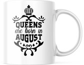 Verjaardag Mok Queens are born in august