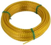 corde à linge fil acier noyau jaune 20 mètres