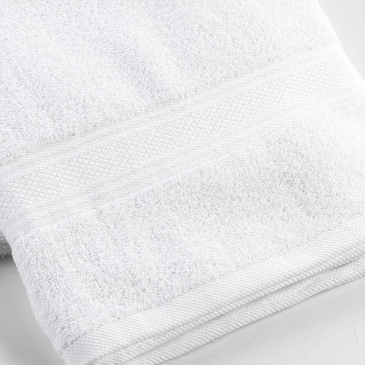 Goedkoopste Badmat 50 x 85 cm spons - Coton - Wit - SILUMEN