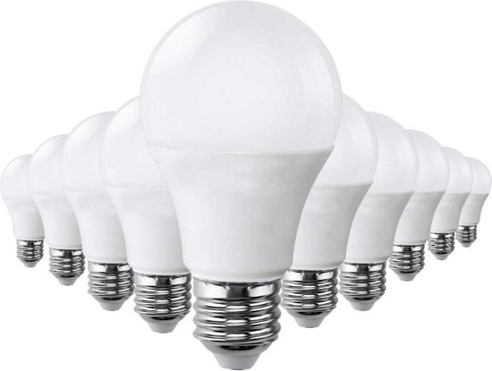 Ledlamp E27 18W 220V A80 (10 stuks) - Wit licht - Overig - Pack de 10 - Wit Neutre 4000K - 5500K - SILUMEN