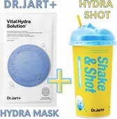 Dr.Jart+ Face Mask Combi Set - Shake & Shot Rubber Hydro Shot & Vital Hydra Solution - Dry Skin - Dehydrated Skin - Special Skincare Treatment - Korean Beauty - Skin Boost Bestsell