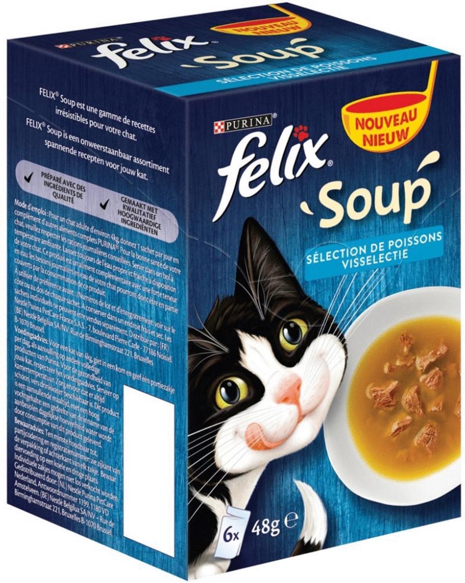 Felix Felix 6x48 g - - Kabeljauw&Tonijn&Schol
