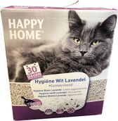 Happy Home Hygiëne Wit Lavendel - Kattenbakvulling - 10 l Wit